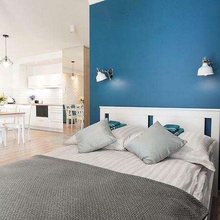 Blue Apartment In Vibrant Heart Of Gdynia Exterior foto