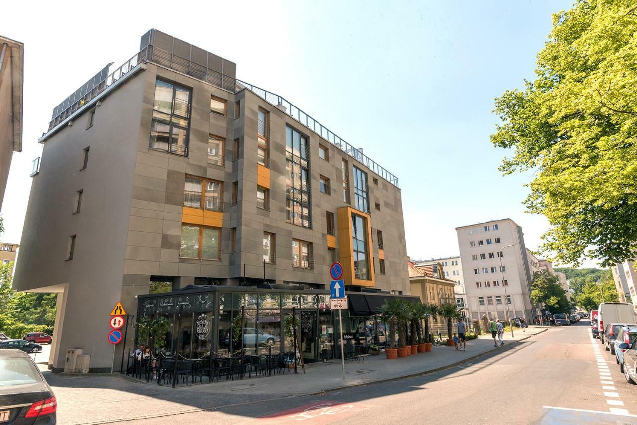 Blue Apartment In Vibrant Heart Of Gdynia Exterior foto